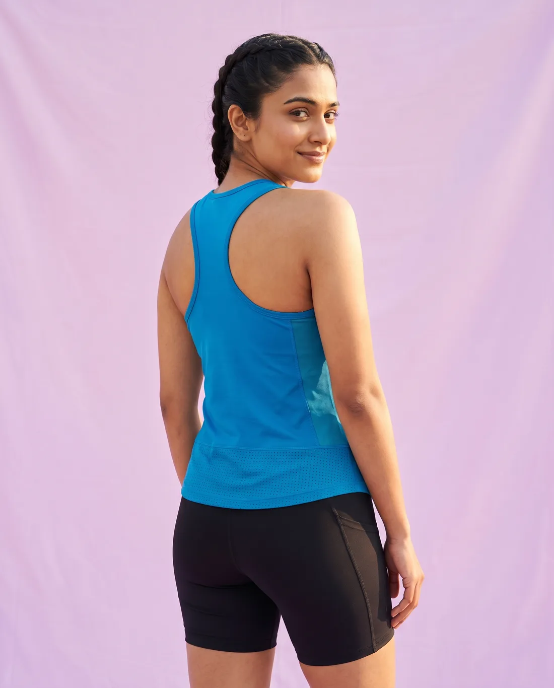 Zaflick Racerback Tank in Azure